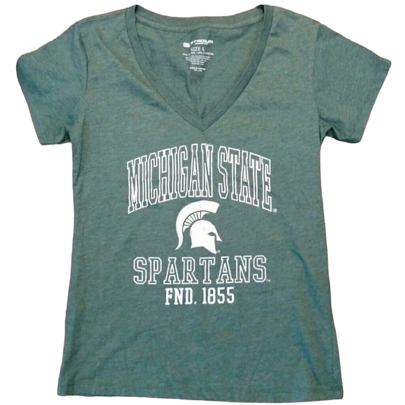 Michigan State Spartan Women's Tshirt Size L - Picture 2 of 6